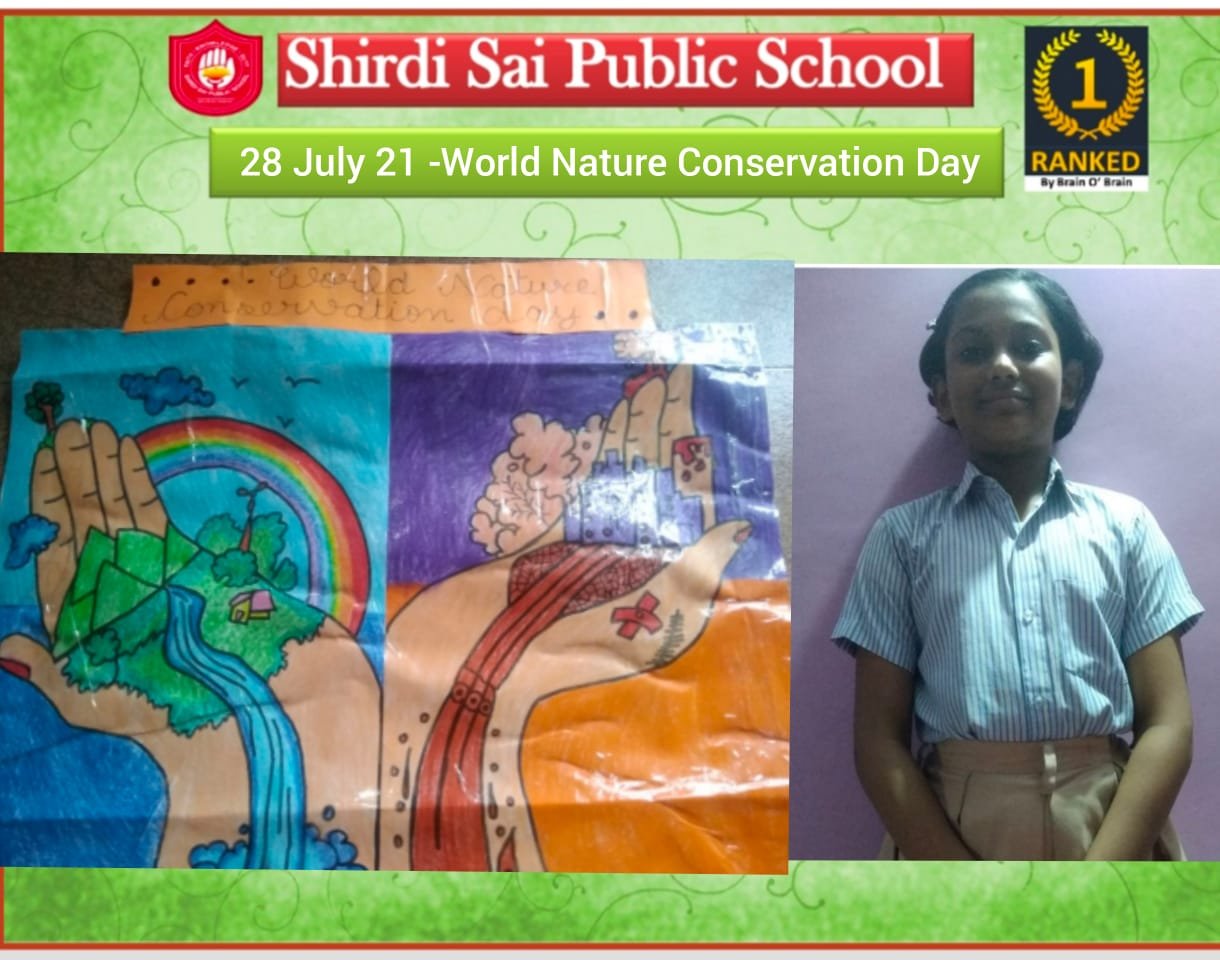 World Nature Conservation Day Drawing🌍|| Nature Conservation Day Poster  Drawing with Watercolour🎨🖌️🎨 - YouTube