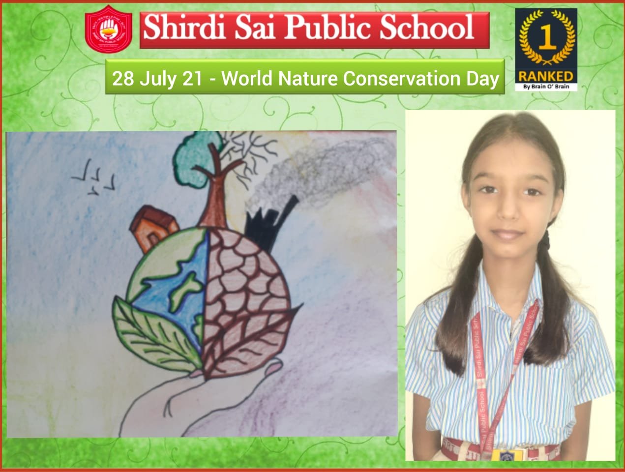World Nature Conservation Day Drawing | Hand art kids