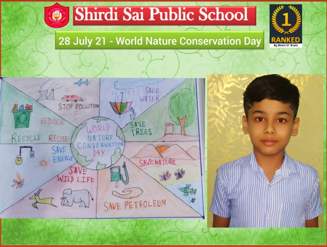 Poster on World Nature Conservation Day – India NCC