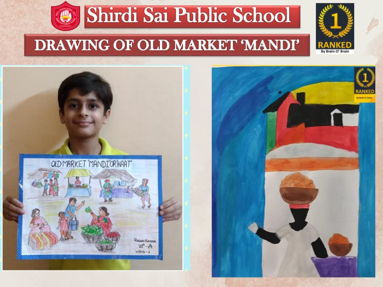 Happy holi scenery drawing with oil pastels - YouTube